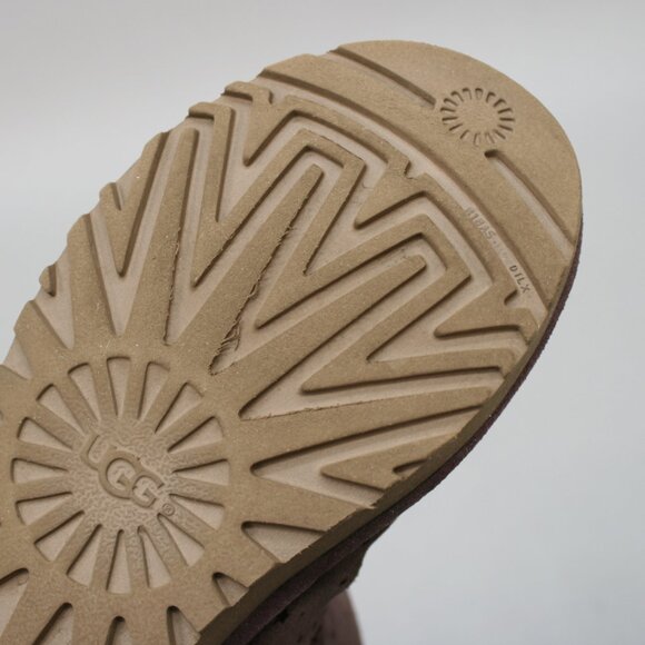 UGG Australia Ladies 5 Port Wine Classic Mini Stargirl Bow Ankle Boots - 1098475 - Picture 10 of 12